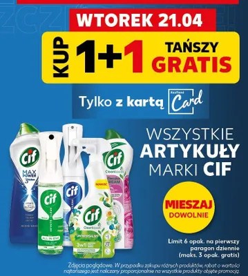 Wszystkie artykuły marki Cif promocja w Kaufland