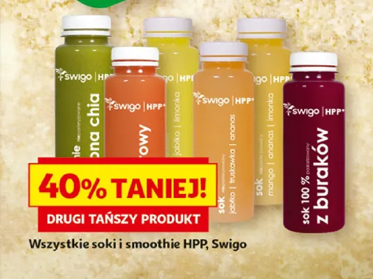 Sok Swigo HPP z buraków promocja w Auchan