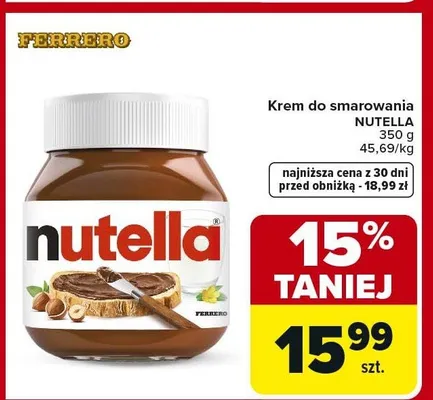 Krem do smarowania promocja w Carrefour Market