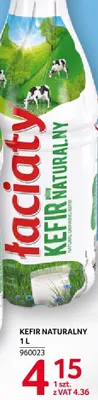 Kefir naturalny Łaciaty 1 l promocja w Selgros
