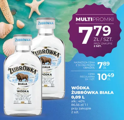 Wódka Żubrówka Biała promocja w Duży Ben