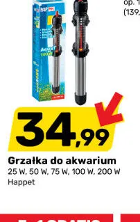 Grzałka do akwarium Happet promocja w Bricomarche