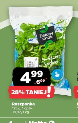 Roszponka Zielony Smak promocja w Netto