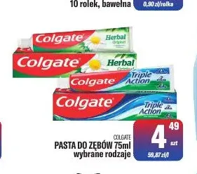 Pasta do zębów Colgate promocja w Tomi Markt