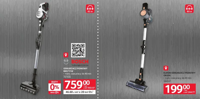 Odkurzacz pionowy OB200 promocja w Selgros