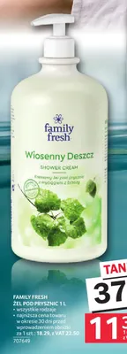 Żel pod prysznic Family Fresh promocja w Selgros