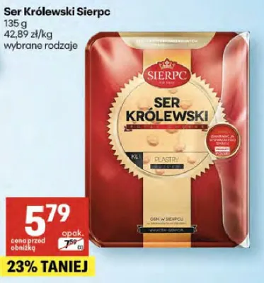 Ser Królewski promocja w Delikatesy Centrum