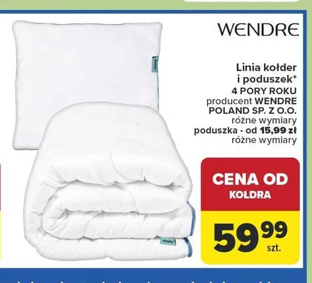 Kołdra WENDRE 4 PORY ROKU promocja w Carrefour