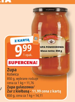 Zupa gulaszowa Kotwica promocja w Leclerc
