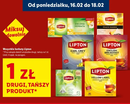 Herbata Earl Grey promocja w Lidl
