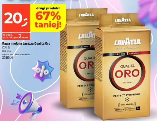 Kawa mielona Lavazza Qualita Oro promocja w Dealz