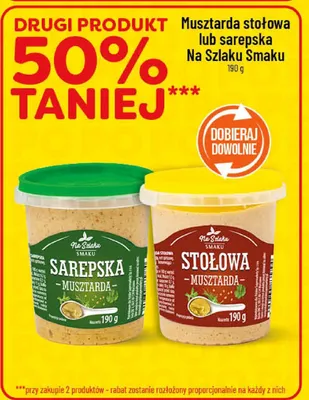 Musztarda stołowa lub sarepska promocja w POLOmarket