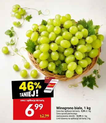 Winogrono białe promocja w Twój Market