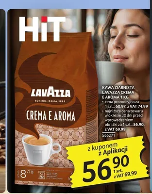 Kawa ziarnista Lavazza Crema e Aroma promocja w Selgros