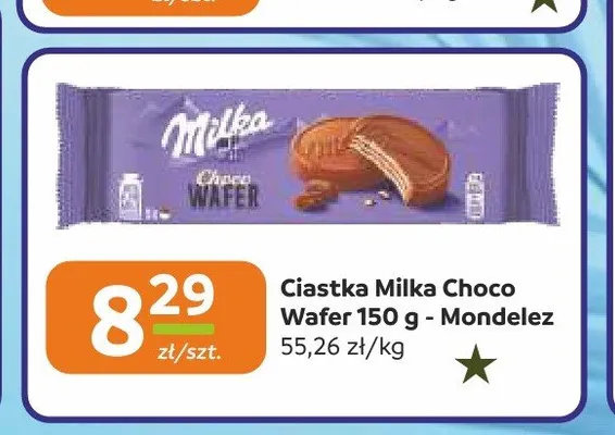 Ciastka Milka Choco Wafer promocja w Społem Częstochowa