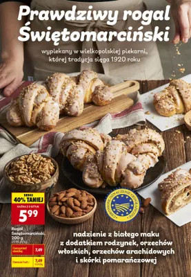 Rogal Świętomarciński promocja w Biedronka
