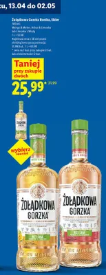 Likier Gorzka Rzeska Mango & Melon, Arbuż & Limonka lub Limonka z Miętą promocja w Lidl