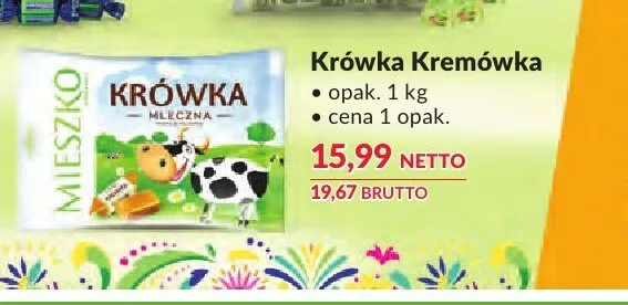 Cukierki Mieszko Krówka Kremówka promocja w Makro