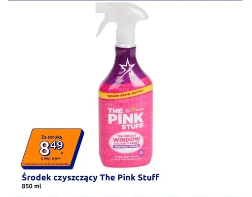 Środek czyszczący The Pink Stuff The Miracle Window & Glass Cleaner promocja w Action