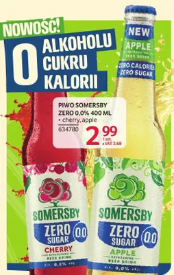 Piwo Somersby Zero 0,0% Cherry 400ml promocja w Selgros