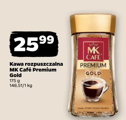 Kawa rozpuszczalna Gold promocja w Netto