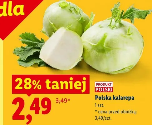 Kalarepa polska promocja w Lidl