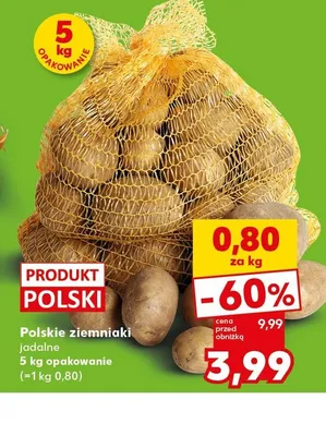 Ziemniaki jadalne polskie promocja w Kaufland