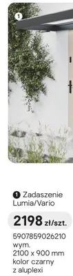 Zadaszenie Lumia/Vario czarne promocja w Castorama