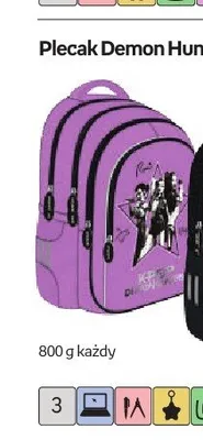 Plecak Demon Hunters Purple promocja w Empik