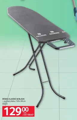 Deska do prasowania Classic M Black Leifheit promocja w Selgros
