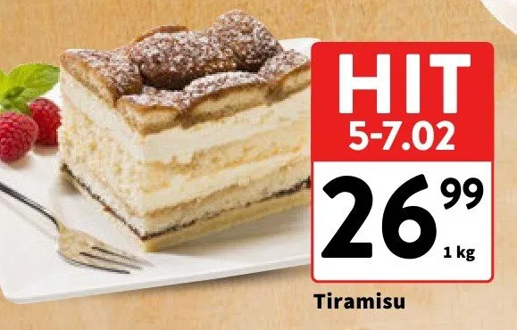 Tiramisu promocja w Intermarche