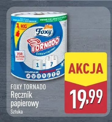 Ręcznik papierowy FOXY TORNADO promocja w Aldi