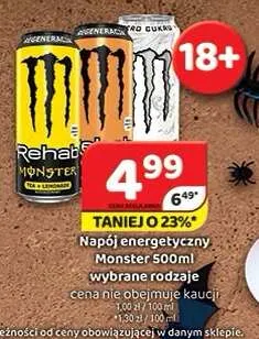 Napój energetyczny Monster promocja w Delfin