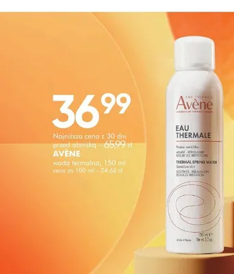 Woda termalna Avène promocja w Super-Pharm