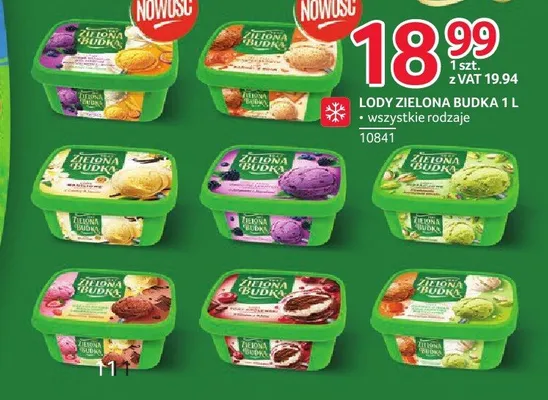 Lody słony karmel Zielona Budka 1 l promocja w Selgros