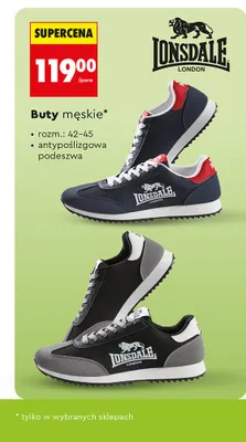 Buty męskie antypoślizgowa podeszwa promocja w Biedronka