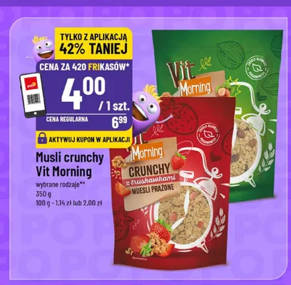 Musli crunchy Vit Morning promocja w POLOmarket