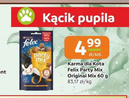 Karma dla kota Felix Party Mix Original Mix promocja w Gama