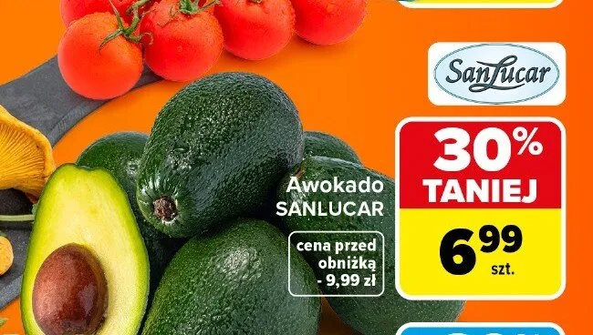 Awokado SanLucar promocja w Carrefour Market