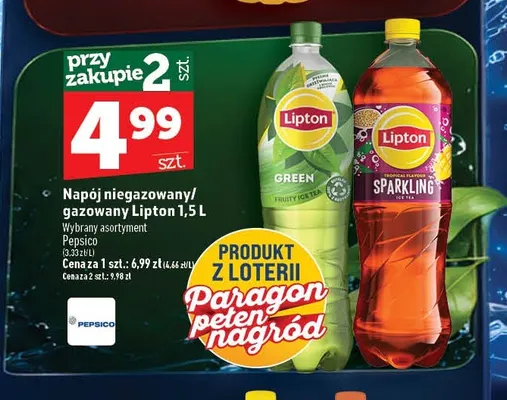 Napój niegazowany Lipton Green Ice Tea promocja w TOPAZ