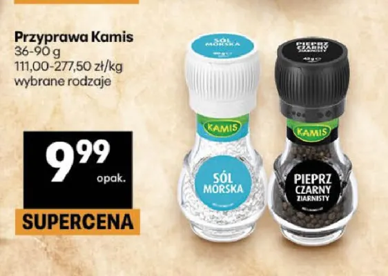 Przyprawa Kamis Pieprz czarny ziarnisty promocja w Delikatesy Centrum