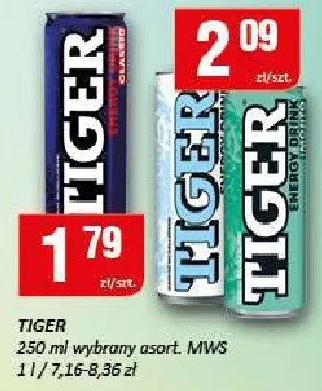 Napój energetyczny Tiger promocja w Chorten