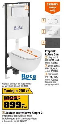 Przycisk Active One biały połysk promocja w OBI