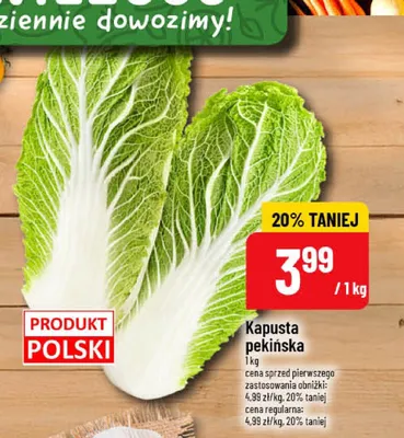 Kapusta pekińska polska promocja w POLOmarket