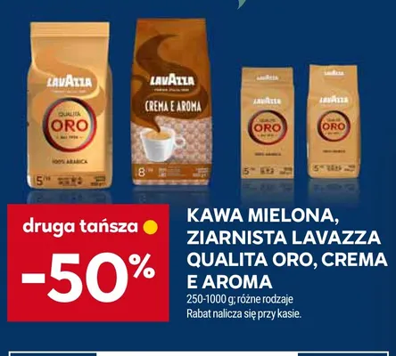 Kawa mielona ziarnista Lavazza Qualita Oro promocja w Stokrotka