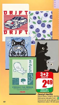 Zeszyt Herlitz promocja w Dino