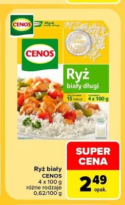 Ryż biały Cenos promocja w Carrefour Market