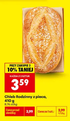 Chleb Rodzinny z pieca promocja w Biedronka