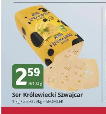 Ser Królewiecki Szwajcar Spomlek promocja w Marketvita