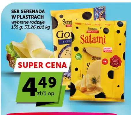 Ser w plastrach Serenada promocja w ABC